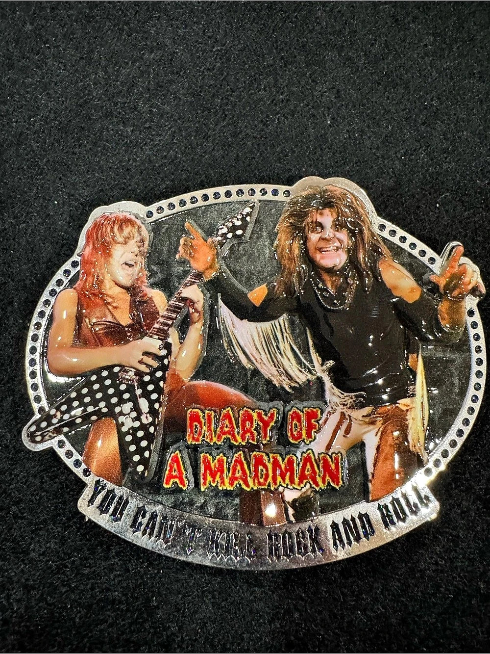 Ozzy Osbourne Diary of a Madman Belt Buckle